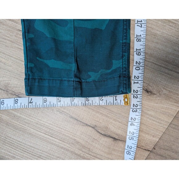 Anthropologie Size 28P Austin Cargo Pants Camo Straight Leg Cropped - Picture 11 of 11